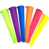 Hot Silicone Ice Stick Moulds Form för Ice Cream Maker DIY Summer Frozen Glass Mögel Kök Tools Popsicle Maker Lolly Mold