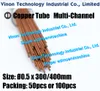 Tubo in ottone multicanale 1,0x400MM (50 pezzi o 100 pezzi), diametro tubo EDM in ottone. 1,0 mm di lunghezza 400 mm, foratura per elettroerosione multiforo con tubo elettrodico in ottone