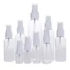 Transparente Plastik -Parfümflasche 10 ml 20 ml 30 ml 50 ml 60 ml 100 ml Zerstäuber leer mini nachfüllbare Sprühflasche Spiralbehälter.