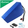 Elektrisk cykel Scooter 52V 20AH Triangle Ebike Batteri 2000W Pack med 50A BMS 58.8V 2.5A laddare BAFANG MOTOR