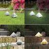 Solar Ground Light Pyramid Solar Lawn Light LED Buried Outdoor Decoration Garden Path Landscape Lighting Lamp