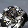 Version Ny Excalibur 46 RDDBEX0571 Automatisk herrar Titta på Tourbillon Skeleton Dial Steel Case Blue Rubber Sport Watches Hello9180385