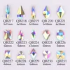 20 stks kristallen nagel diamant steen strass ab glas steentjes voor 3D-nagels kunst decoraties levert sieraden qb217-246A