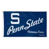 Penn State University Throwback Vintage 3x5 College Flag 3x5ft Club all'aperto o al coperto Stampa digitale Banner e bandiere all'ingrosso