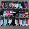 Chaussettes en nylon avec carton rose gris mélange de couleurs chaussettes courtes filles femmes chaussettes de sport en coton étiquettes nouveautés 8121465