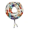 Yoga armbanden chakra ketting missen lava genezende balans kralen strengen reiki boeddha gebed natuursteenarmband