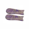 Natural Amethyst Jade Stone Guasha Tool Fish Formed Gua Sha Jade Anti-Aging Scraping Massage Facial Board