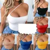 Sexy New Womens Camisole Vest Camis Tanques Camis Verão Ladies Cottom Gallus Tanques Camis Lazer Tamanho S-5XL