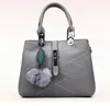 New-handbag tattoo wool ball Appliques pendant lychee women's diagonal bag handbag