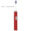 Sonic Electric Toothbrush with 5 Replacement Brush Heads Battery Ultrasonic Teeth Brush Deep Cleaning Soft-bristle 19000time/min