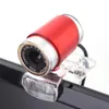 Mini caméra Web USB 12 mégapixels Webcams HD 360 degrés avec micro à clipser pour ordinateur Skype PC portable