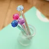 Canetas de gel fofo 0,5 mm criativo kawaii de plástico colorido neutro para crianças escrevendo material de escritório escolar de papelaria1gel