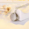 Collana di conchiglie Ciondolo conchiglia di perle smerlate con temperamento a catena clavicola femminile