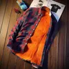 Plus Größe Hemd Männer Plaid Flanell Shirts Mens Casual Herbst Winter Frühling Dicke Warme Fleece Baumwolle Langarm Hemd 5XL camisa Masculina