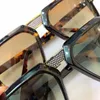 Havana Gold Square Full Rim Sunglasses para homens 8039 des Lunettes de Soleil mens moda Legends Sunglasses Novo com Box8407450