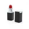 Portable Metal Pipes Lipstick shape Pipe Magic Novelty Gift For Woman Red Purple