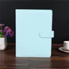 A6 Notebook Binder 12 Colors Leather Notepad Multi-function Diary Handbook Ring Shell Simple Portable Notebooks Cover cases