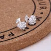 wholesale 47 styles creative ear studs fashion snowflake beer Love crystal rhinestone pearl ear studs new pearl earrings for women girls