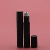 5ml 8ml 10ml 12mlエッセンシャルオイル用のボトルの黒いフロストプラスチックロール補充可能な香水ボトル消臭容器2704016