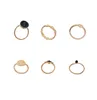 2 Bohemian Vintage Gold Silver Joint Midi Ring Set för Teens Short Ring Party Present Smycken