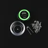 A1 Bobine Prebuilt Résistance au chauffage Fil Quad Hive Tiger Fusible Clapton Alien Bobines torsadées RDA Atomizer Vape Premade Wrap Fil