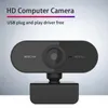 Webcams HD Webcam 1080p Cámara web PC USB PC con micrófono Auto Focus Full Fully For Laptop Desktop