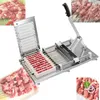 Manual Sign Meat Wearer Vegetables Food String Grill Multi Skewers Kebab Maker Barbecue Stringer Outdoor BBQ Lazy Gadget