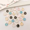 26 stks / set Enamel A-Z Alfabet Initiële brief Charms Handgemaakte Hanger Charm Kralen Voor DIY Armband Bangle Ketting Sieraden Maken Bevindingen