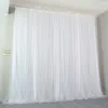 Muro de casamento fundo Props arco do metal decoração Veil Stage Bem-vindo Área cortina de neve fio fundo