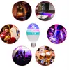 Laser lighting 3W E27 RGB Led Lamp Bulb Magic Color Projector Auto Rotating Stage Light AC85-265V For Holiday Party Bar KTV Disco