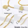 Hot Mode-sieraden Letter Dangle Chain Anklet Beach Aklet