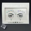 47 Arten 3D Kristall Glitter Juwelen Tattoo Aufkleber Frauen Mode Gesicht Körper Edelsteine ​​Gypsy Festival Verzierung Party Makeup Schönheitskleber DHL