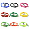 Colares Collars Breakaway Gatos Collar Charms Charms Imprimir Pingente com Bell Bling Pet Decoração Suprimentos Personalidade Colarinho LSK772