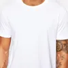 2020 White Casual Long Size Mens Hip hop Tops StreetWear extra long tee shirts for men Longline t-shirt Short Sleeve tshirt