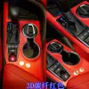 Per Toyota Camry XV60 2017-2019 Pannello di controllo centrale interno Maniglia per porta 5D Adesivi in fibra di carbonio Decalcomanie Car styling Accessorie300k