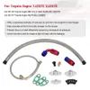 PQY - Турбокомпрессор Oil Подача Слив Return Line Kit 4AN 10AN Для Toyota Supra 1JZ / 2JZ 1JZGTE 2JZGTE PQY-TOL22