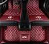 Tapis de sol de voiture en cuir, imperméable, non toxique, insipide et facile à nettoyer, adapté pour INFINITI Q50 Q60 Q70LQX60, 2014 2020, 7550350