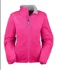 Женская мягкая флисовая Osito куртки Мода Открытый Черный Белый Pink Ribbon ветрозащитный Черный Белый пиджак Outwear пальто дамы лыжах вниз Коа