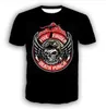 Nouvelle mode femmes/hommes cinq doigts Death Punch drôle impression 3d T-Shirt + pantalon de survêtement ensembles de survêtement décontractés S09