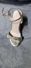 Vrouwen rieten schoenen grote maat dames sleehak sandalen open teen gouden kleur sleehak schoenen mode gesp sandaal stro bodem pumps dame