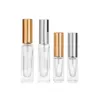 100pcs / parti 3ml 6ml Glasflaska Parfym Atomizer Parfum Sprayflaska Kosmetiska provflaskor påfyllningsbara flaskor