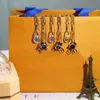 Europa America Schmuck Sets Lieben Frauen Minigramm Schwarz Emaille Koffergravierten Initialen Eierschüttelte Charm Halskette Armband Ohrringe S1707573