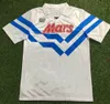 레트로 클래식 1986 1987 1988 1989 1991 1992 1993 Napoli Soccer Jersey 86 87 88 89 90 91 92 93 Camiseta Maillot Maradona 축구 셔츠