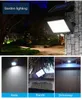 Luci solari a LED COB Sensore di movimento PIR Lampada solare impermeabile Lampada da strada per illuminazione da giardino all'aperto