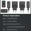 225W 5A Super Charge Charge Fast Charger de Vooc USB QC30 Adaptador de carregamento da parede para Huawei Samsung Oppo9002081