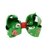 MixColor Baby Christmas Print Girl Ribbon Bow Clips Hairpin Hair Bow with Clips for Kids Christmas8359547