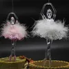 Maxsin 1PC moda acrilico tridimensionale ballerina ballerina ciondolo fai da te matrimonio creativo strumenti di decorazione della casa ornamenti