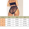 Lingerie sexy feminina Babydoll Lace Bra Conjunto de calcinha G-String calcinha