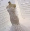 Luxury Elegant Lace Plus Size Mermaid Wedding Dresses Spaghetti Straps Open Back Beach Boho Wedding Dress Bridal Gowns Vestidos de Noiva