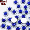 MICUI 200st 10mm runda harts Rhinestone Crystal Stone Beads Flatback Cabochon DIY Wedding Decoration Craft ZZ617